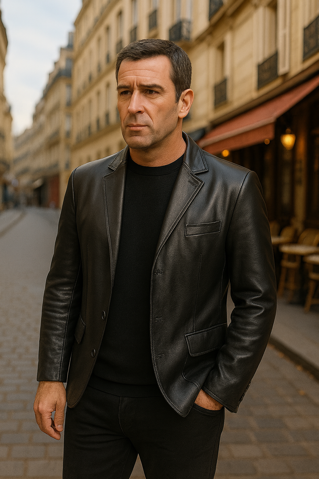 Jean-Luc™ – Elegancka Skórzana Kurtka